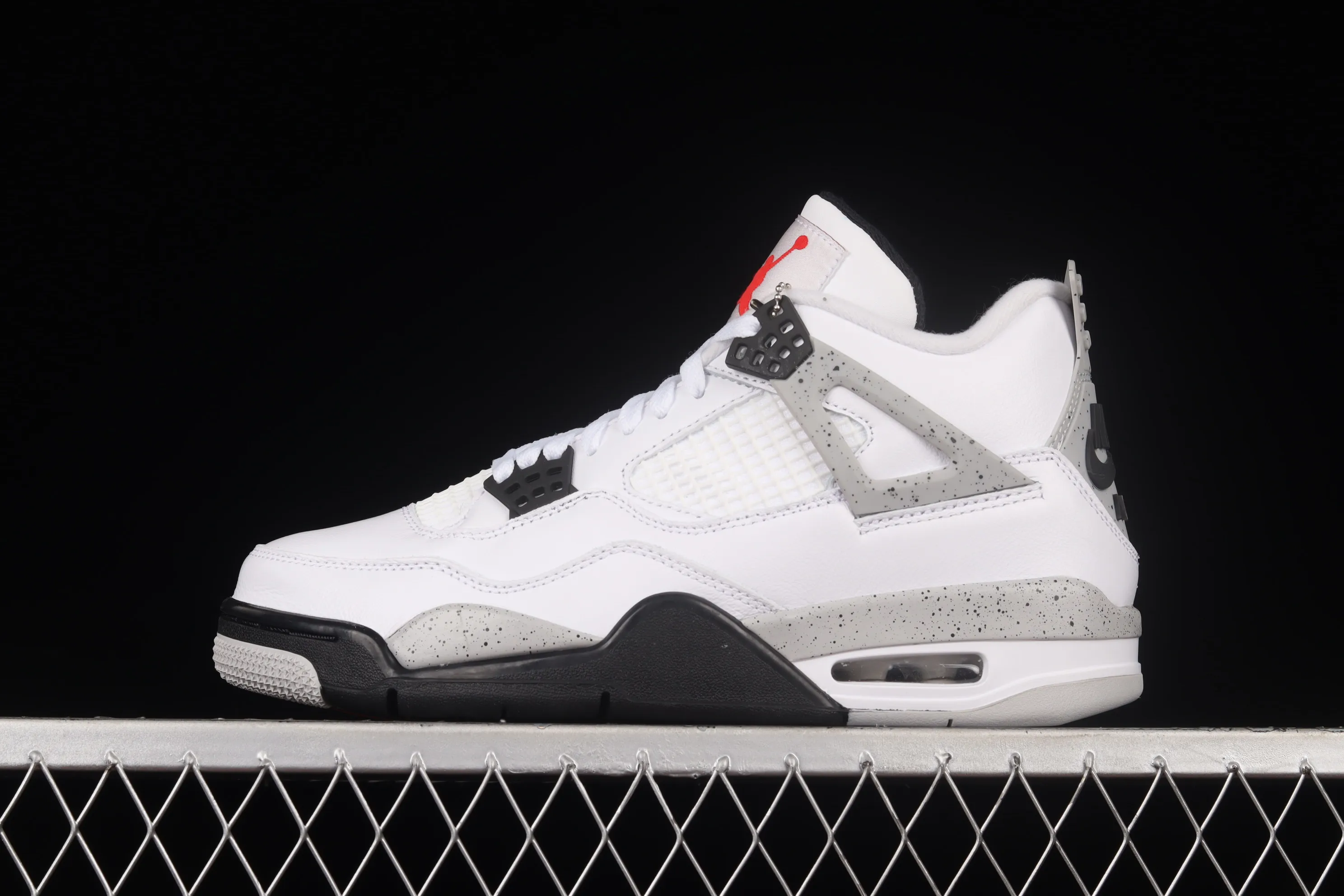 All categories Air Jordan Jordan series basketball shoes Air Jordan 4 foreign trade version Air Jordan 4 Retro "White Cement" AJ4 Joe 4 white cement white gray 840606-192
